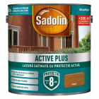 Lazura satinata pentru protectia lemnului Sadolin Active Plus WB, stejar, interior/exterior, 5 l – MatHaus.ro