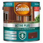 Lazura satinata pentru protectia lemnului Sadolin Active Plus WB, teak, interior/exterior, 5 l – MatHaus.ro