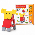Set de constructie magnetic My First, figurina cerb, 12 piese, multicolor, 3+ ani – Hiris.ro
