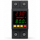 Releu protectie tensiune si curent Sinotimer SVP-718S, 80A, 230V, afisaj digital, negru SVP718S-80A – Vonmag.ro