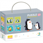 Duo Puzzle – Mama si puiul (2 piese) – Dwyn.ro