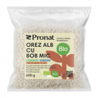 Orez alb bio cu bob mic, 600g Pronat – Scufita-rosie.ro