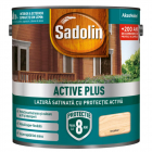 Lazura satinata pentru protectia lemnului Sadolin Active Plus WB, incolor, interior/exterior, 0.75 l – MatHaus.ro