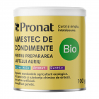 Amestec de condimente bio pentru prepararea Laptelui Auriu, 100g Pronat – Scufita-rosie.ro