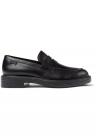Pantofi loafer de piele Dean - Negru