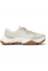 Pantofi sport uni de piele ecologica - Gri deschis