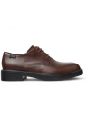 Pantofi derby de piele Dean - Maro