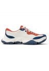 Pantofi sport cu piele si garnituri din piele nabuc Karst 2 – Alb/Albastru – FashionDays.ro
