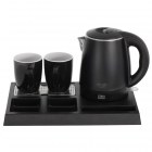 Fierbator electric pentru hotel Adler AD1387, 1L, 1300W, inox, 2 cani ceramica