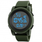 Ceas barbatesc Quartz, Digital, Data, Luna, Ziua Saptamanii, Afisaj Iluminat, Cronometru – Watch24.ro