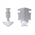 Set accesorii unghi 90 grade Gola L, pastic, gri – MatHaus.ro