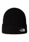 Caciula elastica unisex cu aplicatie logo Salty - Gri