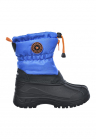 Cizme mid-calf demiwedge - Negru/Albastru