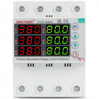 Releu protectie trifazic Sinotimer STVP-936VA, 80A, protectie tensiune si curent, afisaj digital, PV – Vonmag.ro