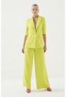 Sacou regular-fit cu model uni - Verde lime