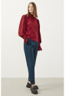 Pantaloni regular-fit cu buzunare laterale - Verde englez