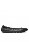 Balerini dama Roxanne - piele naturala - negru
