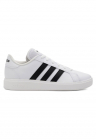 Tenisi dama -  plastic - alb/negru -