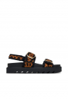 Sandale dama -  model HY62275-4 - negru/maro
