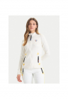 Bluza tehnica dama colorata - ecru