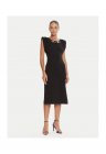 Rochie de cocktail - negru - fabrica de calitate - midi