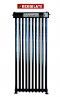 PRODUS RESIGILAT AMBALAJ DETERIORAT DAR IN PERFECTA STARE DE FUNCTIONARE 24503 !!! Panou colector solar presurizat cu tuburi vidate Heat Pipe Fornello 10 tuburi destinat producerii de apa calda menajera – Fornello.ro