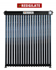 PRODUS RESIGILAT AMBALAJ DETERIORAT DAR IN PERFECTA STARE DE FUNCTIONARE 24561 !!! Panou colector solar presurizat cu tuburi vidate Heat Pipe Fornello 20 tuburi destinat producerii de apa calda menajera – Fornello.ro