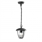 Suspensie exterior Philips Creek neagra 1x60W