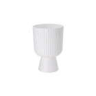 Ghiveci Keli Mika Petit, PVC, alb, diametru 18 cm, inaltime 26.5 cm – MatHaus.ro