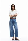 Blugi cu croiala ampla – Albastru pastel – FashionDays.ro