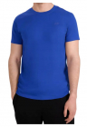 Tricou din bumbac cu decolteu la baza gatului – Albastru – FashionDays.ro
