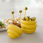 Set Furculițe Aperitiv – Stup cu Albine – Giftspot.ro