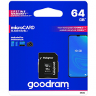 MICROSD CARD 64GB  CLASA 10 UHS-I CU ADAPTOR