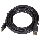 Cablu Akyga, USB/USB-B, 5m, Negru – Dwyn.ro
