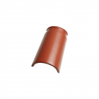 Tigla ceramica de coama trasa Tondach XXL, maro, 46 x 25 cm – MatHaus.ro