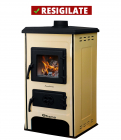 PRODUS NOU RESIGILAT SAU USOR LOVIT DAR IN PERFECTA STARE DE FUNCTIONARE 26217 !!! Semineu cu plita din fonta Fiama SD CORNER pe lemnebrichete si carbune putere 6 kW culoare crem – Fornello.ro