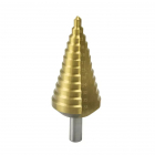 Burghiu in trepte Dedra WMST0638, HSS, pentru metal, 6/ 9/13 /16/19/21 /23/26/29 /32/35/38 mm – MatHaus.ro