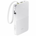 Baterie Externa EnerFill Bipow2 Pro 10000mAh 22.5W QC + PD 1 x USB-A - 2 x USB-C Alb