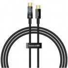 Cablu Date si Incarcare USB-C - USB-C Explorer 100W 2m Negru