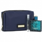 Versace Eros, Set Cadou Bărbați, Apă de Toaletă 100 ml + 10 ml + Geantă Cosmetică – Hiris.ro