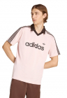 Tricou polo cu logo – Maro/Roz prafuit – FashionDays.ro