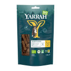 Recompense bio pentru câini, sticksuri crunchy cu carne de pui și spirulina 150 g Yarrah – Scufita-rosie.ro