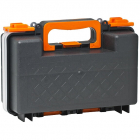 Geanta Organizatoare Dubla Profesionala pentru Scule si Accesorii 290 x 200 x 120mm cu 16 Compartimente Negru