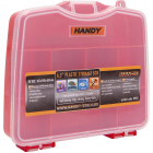 Cutie Organizator din Plastic cu Capac Transparent si 8 Compartimente 165 x 140 x 60mm Rosu – ITGalaxy.ro