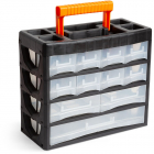 Organizator Portabil cu 11 Sertare pentru Suruburi si Piese 315 x 270 x 145mm Negru – ITGalaxy.ro