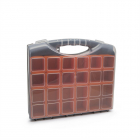Cutie Organizator pentru Accesorii cu 16 Compartimente Detasabile 300 x 255 x 54mm Negru – ITGalaxy.ro