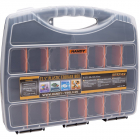 Cutie Organizator din Plastic pentru Accesorii cu Compartimente Reglabile 320 x 260 x 50mm Negru – ITGalaxy.ro