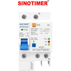 Disjunctor AFDD Sinotimer AFDD2-63 C10, 10A, Diferential 30mA, 2P, protectie arc electric, RCBO 30mA Tip AC, 4.5kA AFDD2-63-C10A-AR – Vonmag.ro
