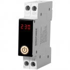 Siguranta automata inteligenta WiFi SINOTIMER WPS103-63A, protectie tensiune si curent, monitorizare kWh, Tuya, 230V – Vonmag.ro