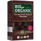 Vopsea de Par Henna Saten Ciocolatiu (Chocolate) Bio 100g